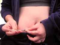 diabetic woman