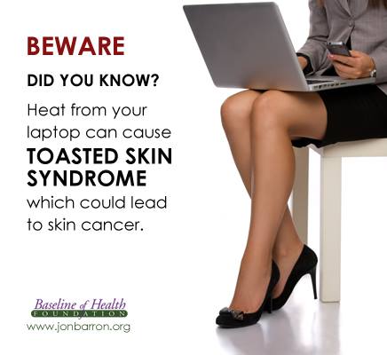 skin health and laptops