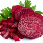 Health benefits of iron from vegetables like beets.