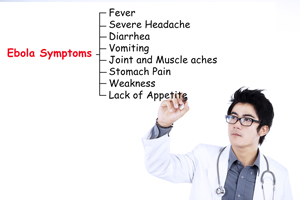 ebola symptoms chart